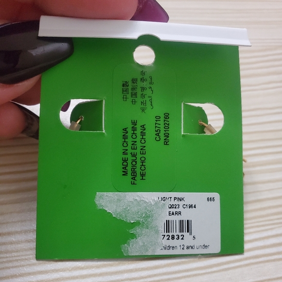 Kate Spade NY - Light Pink Flower Ear Crawlers - Picture 6 of 9